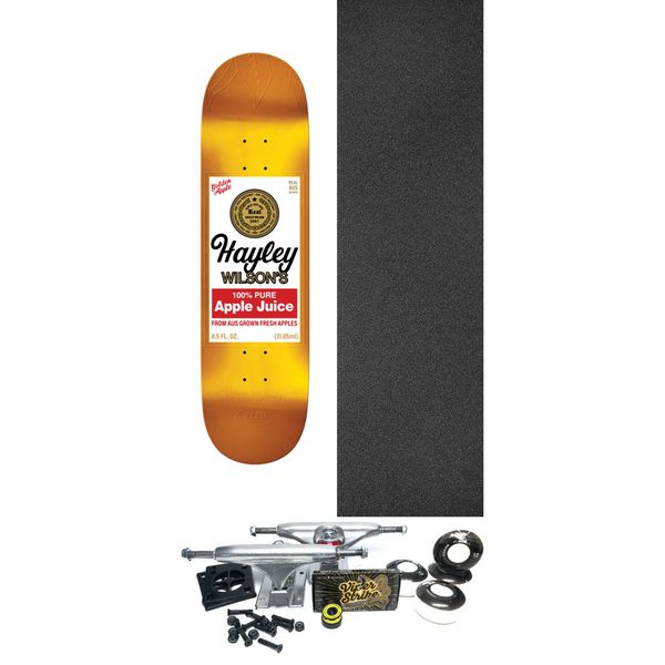 Real Skateboards Hayley Wilson Juiced Skateboard Deck - 8.5" x 32" - Complete Skateboard Bundle